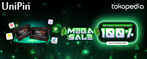 🎉 MEGA SALE 100% – Dapatkan Diskon Hingga 5x di Tokopedia! 🎮